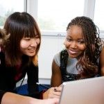 GROUP with laptop